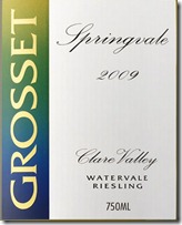 Grosset Springvale Riesling 2009
