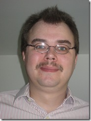 The hideous visage of David Strange (plus moustache)