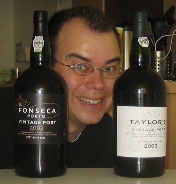 Two magnums of great Port