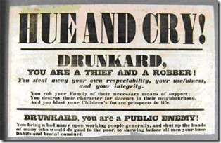 Replace 'drunkard' with 'binge-drinker' and this poster is instantly up-to-date