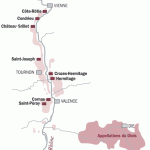Northern Rhone appellation map
